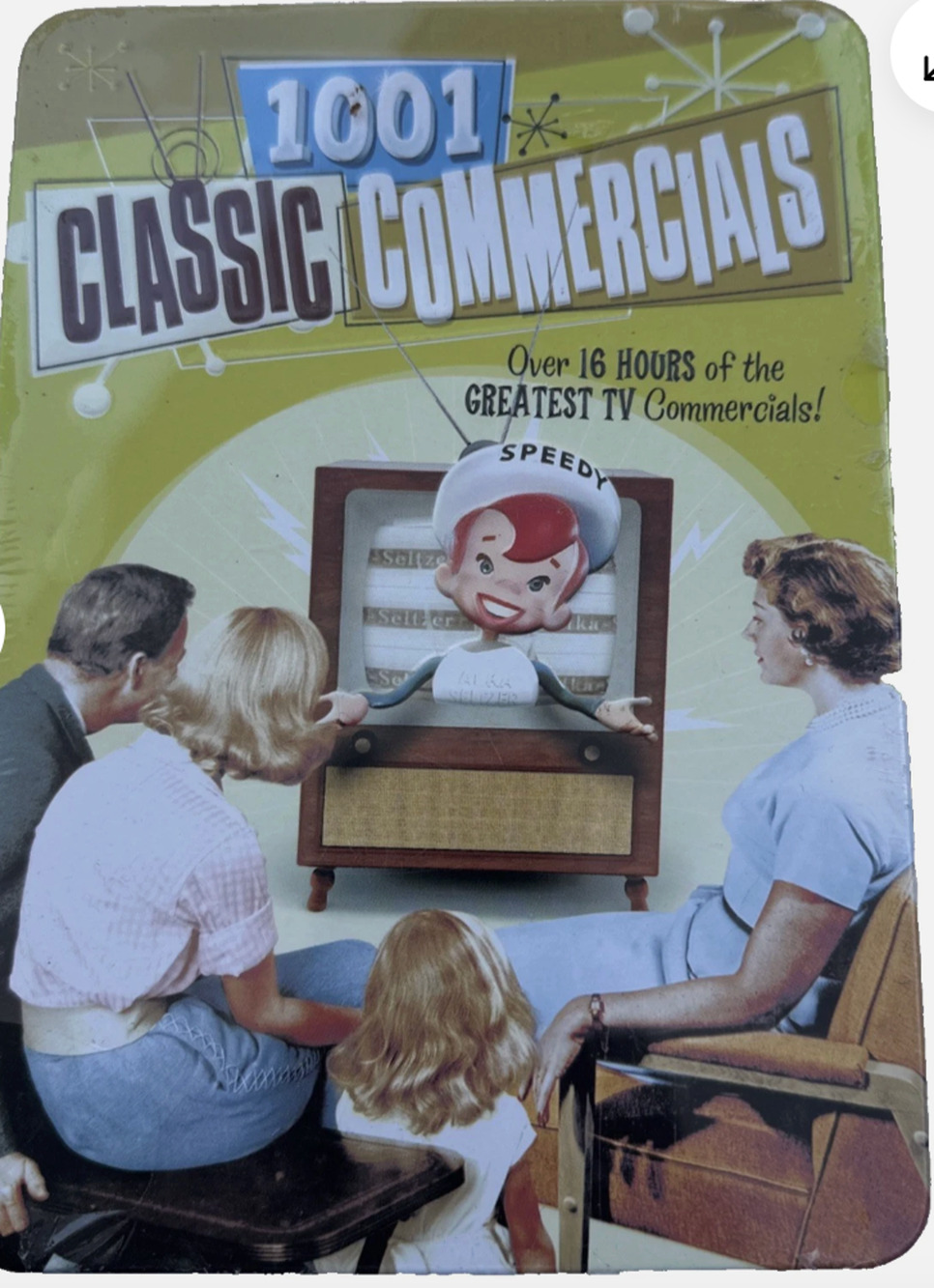 1001 CLASSIC COMMERCIALS 16 Hours Of TV Ads DVD NEW/SEALED